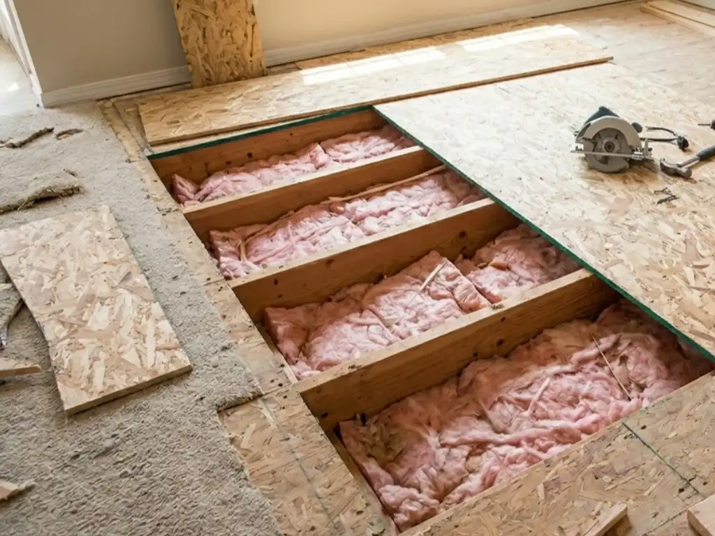 Subfloor repair and replacement
